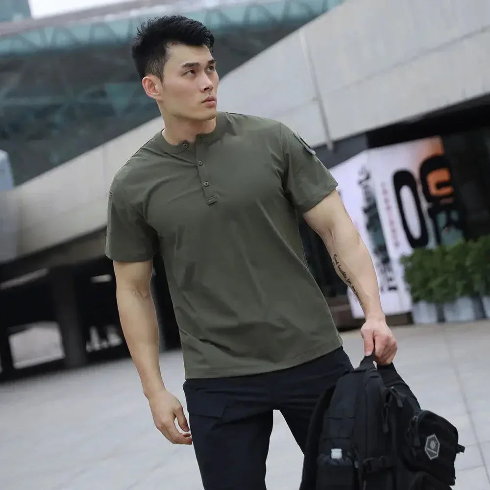 EMERSONGEAR Blue Label Rock Sparrow قميص بولو متعدد الوظائف تي شيرت قمصان بلايز يومية
