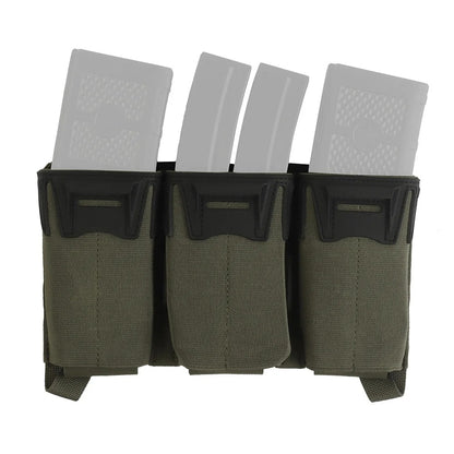 SINAIRSOFT K-Type G Hook Triple Magazine Pouch Panel Back With Hook&Loop Plate