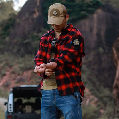 Emersongear Blue Label "Longicorn" Flannel Shirts Tactical Ergonomic T-shirts