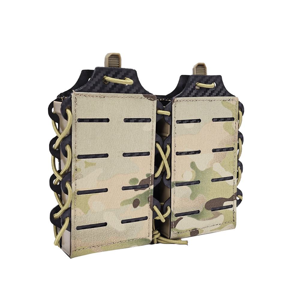 SINAIRSOFT Double 5.56/7.62 Magazine Pouch MOLLE Magazine Holder