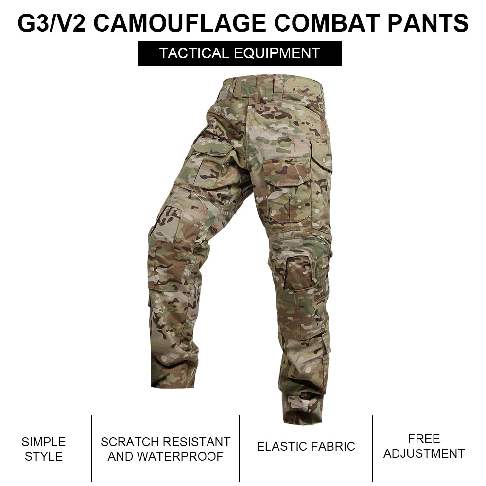SINAIRSOFT Men's Tactical G3 Camouflage Pants Hunting Clothes