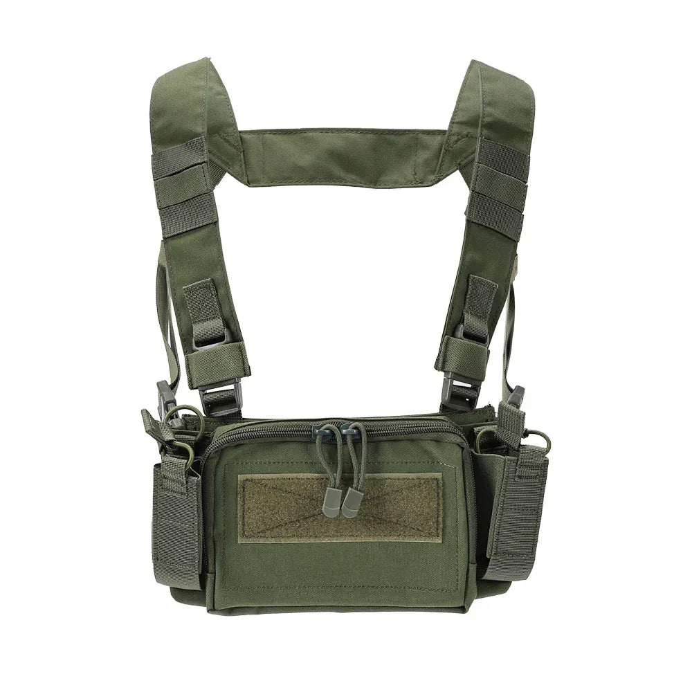 سترة تكتيكية للصدر من SINAIRSOFT، طقم حمالات CRM، حامل ذخيرة M4 5.56 مسطح الظهر