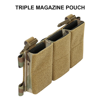 SINAIRSOFT Triple Magazine Pouch for 5.56 7.62 Magazine Pouch