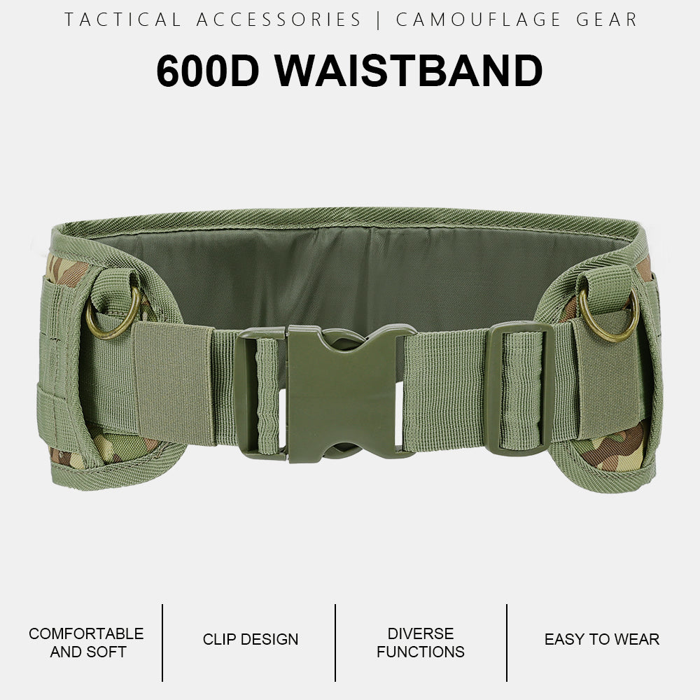 SINAIRSOFT Tactical MOLLE Waist Belt Padded Patrol Combat Battle Outer Soft Belt