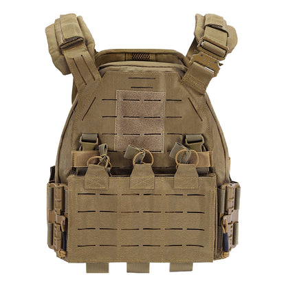 SINAIRSOFT Tactical Vest Adjustable CS Plate Carried Vest Quick Release laser cut