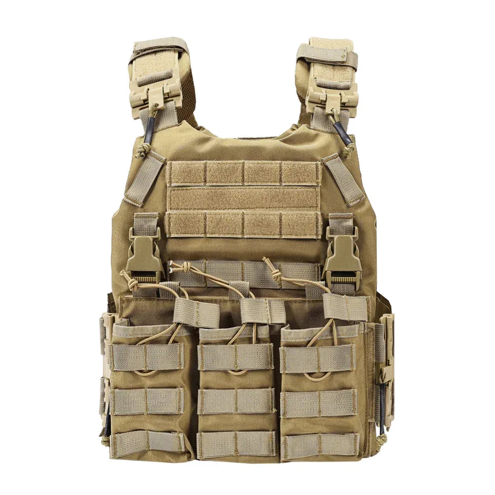 سترة SINAIRSOFT التكتيكية خفيفة الوزن سريعة الفك متعددة الاستخدامات بنظام مولي