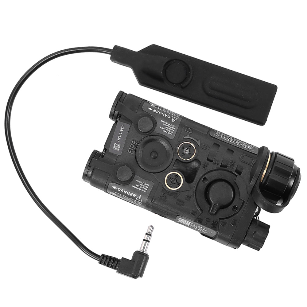 Tactical Red IR Laser Pointer Sight LED Flashlight Battery Box