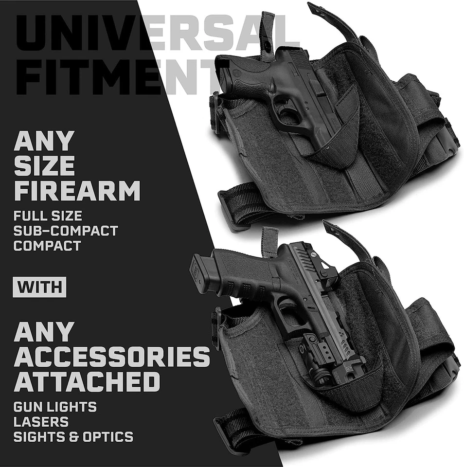 Tactical Drop Leg Holster Adjustable Hand Thigh Pistol Gun Holster Waterproof