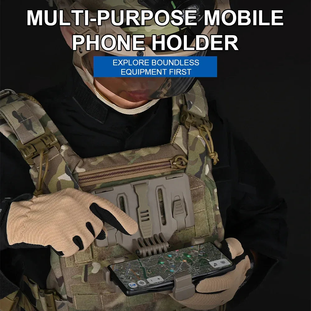 حامل لوحة ملاحة أمامية من Molle لسترة تكتيكية قابلة للطي من SINAIRSOFT