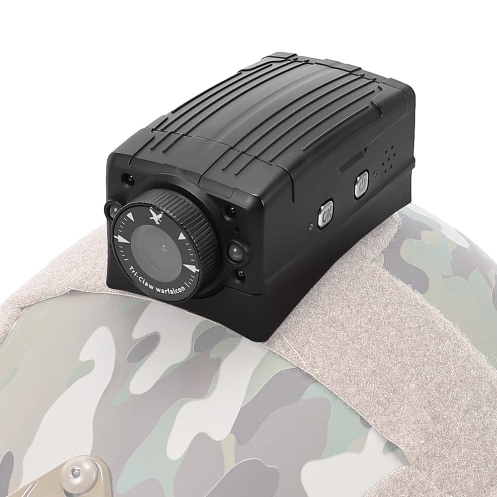 مسجل الخوذة التكتيكية SINAIRSOFT II - كاميرا أكشن 4K 30FPS مع رؤية ليلية وحامل MOLLE للعبة الأيرسوفت، الصيد، وإنفاذ القانون