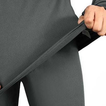 EMERSONGEAR Zippered Breathable Warm Suit Warmth Shirts Pants Sets Underwear Thermal