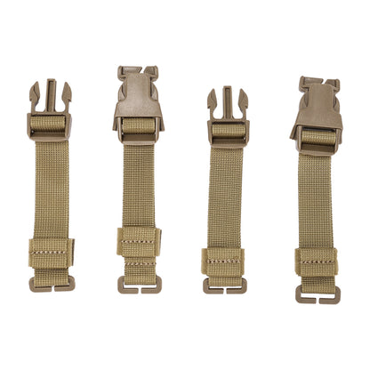 SINAIRSOFT Tactical Chest Rig Vest Adapter Kit Set MOLLE Strap 1” Buckle Clips