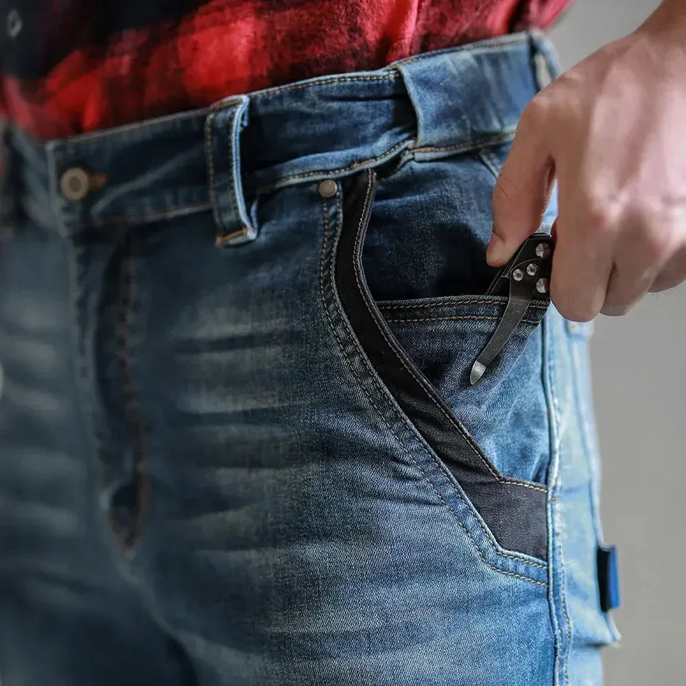 بنطلون جينز تكتيكي كارغو EMERSONGEAR Blue Label Freedom للخدمات الشاقة