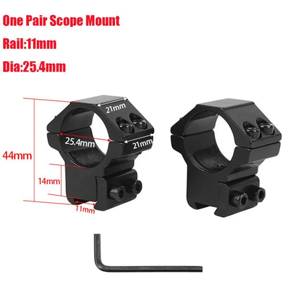 SINAIRSOFT 1 Pair Hunting Scope Mount Ring