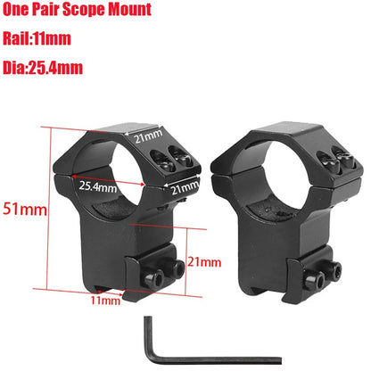 SINAIRSOFT 1 Pair Hunting Scope Mount Ring