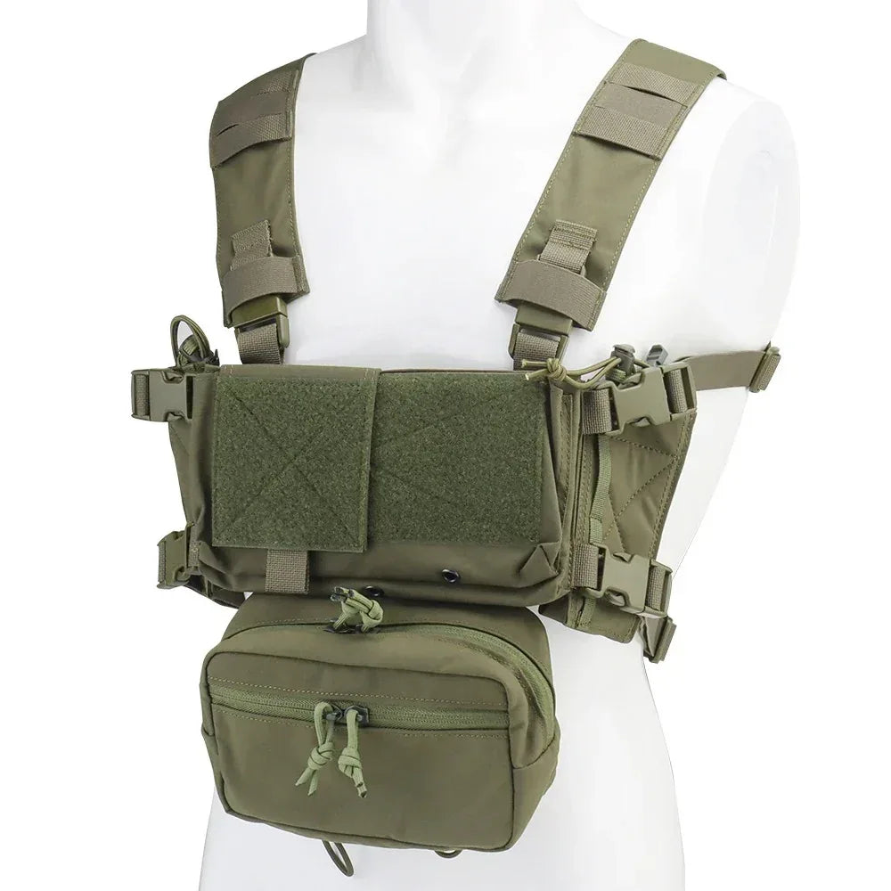 SINAIRSOFT التكتيكية MK4 الصدر تلاعب مايكرو قتال الهيكل نصف رفرف سترة
