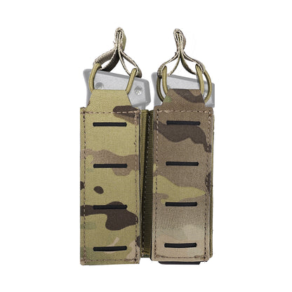 SINAIRSOFT Tactical Molle Pistol 9mm Double Magazine Pouch