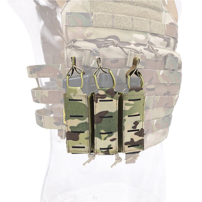 SINAIRSOFT Tactical LSR Triple Magazine Pouch 9mm Laser Cut Molle