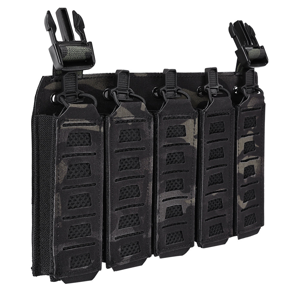 SINAIRSOFT Tactical MP5 MP7 Magazine Pouch Vest Chest Rig Mount