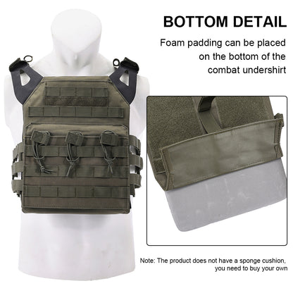 SINAIRSOFT Tactical JPC Vest Molle Plate Carrier Paintball Airsoft