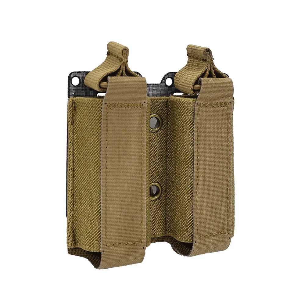 حقيبة مزدوجة للمخازن مسدس تكتيكية 9 مم من SINAIRSOFT طراز Molle Tegris
