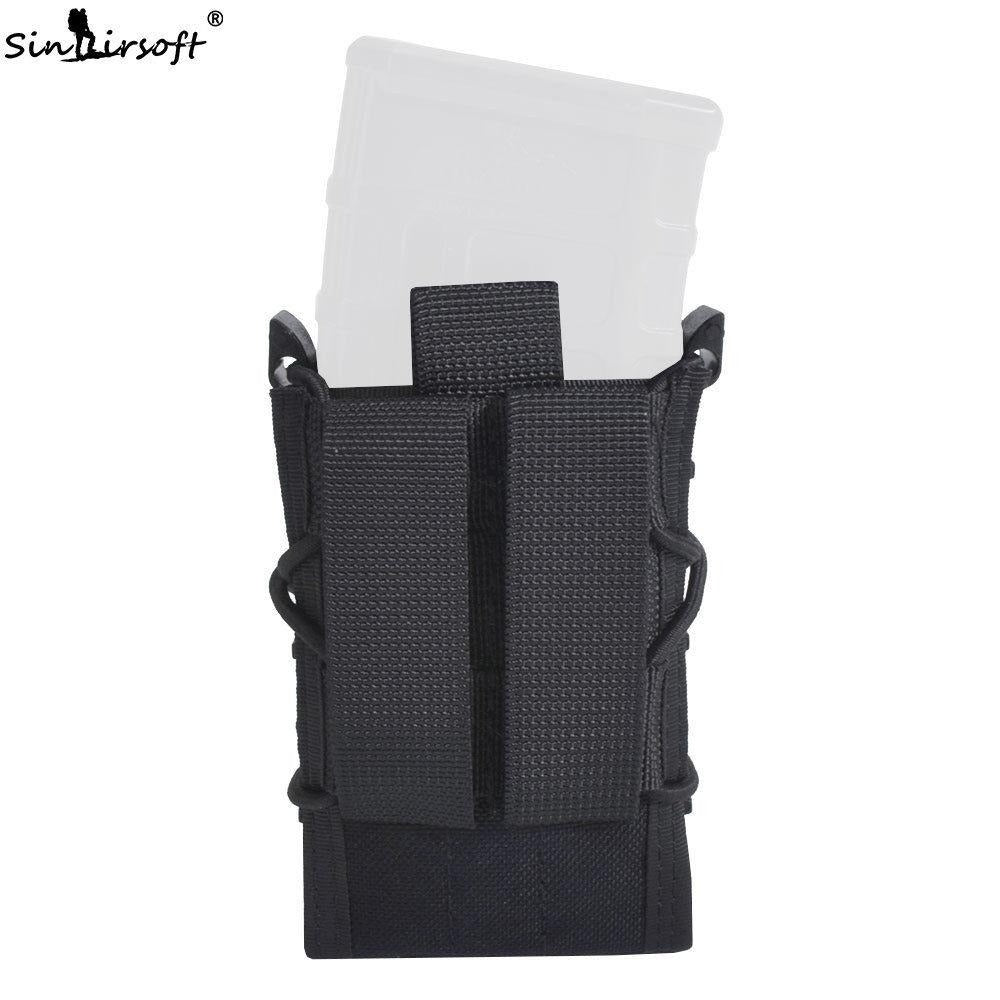 Tactical Double Magazine Pouch 1000D Nylon Airsoft Molle Rifle Mag Holster Bags Holsters For Rifle pistol M4 M16 AK Glock 1911 AR15