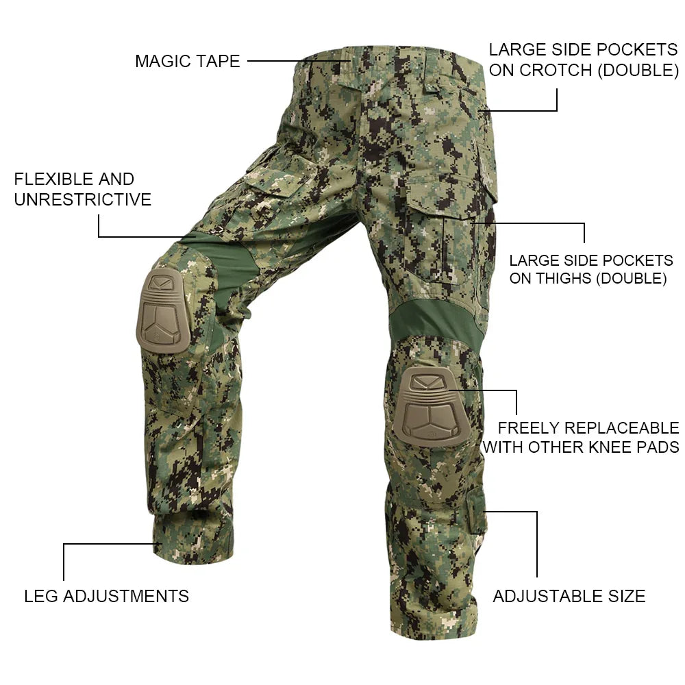 EMERSONGEAR New E3 Combat Pants Wear-resistant Training Clothing Airsoft Tactical Pants