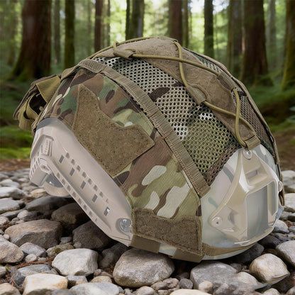 SINAIRSOFT Tactical Helmet Cover For FAST Helmet NVG Battery Pouch