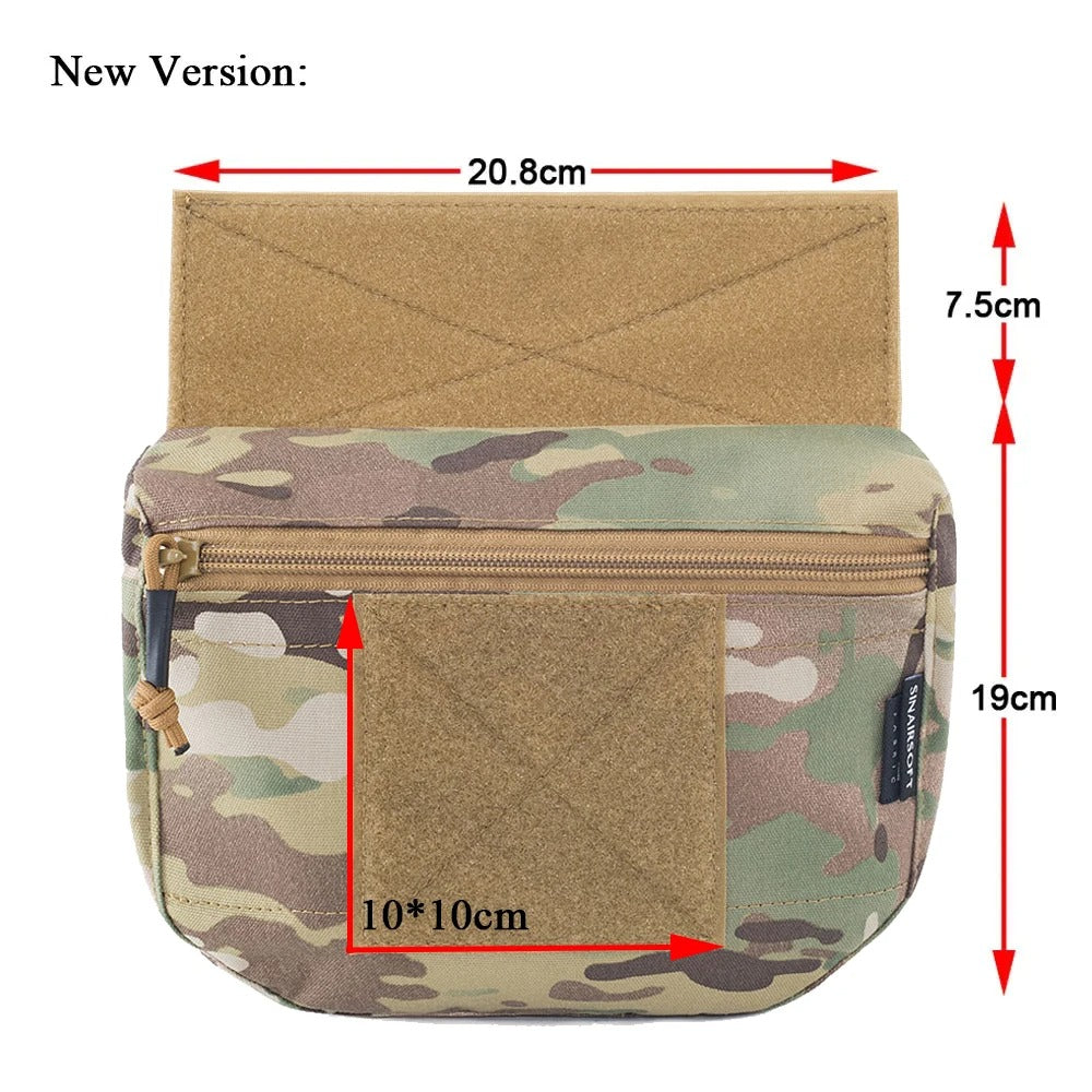 SINAIRSOFT Tactical Storage Bag Vest Armor Carrier Chest Hanging