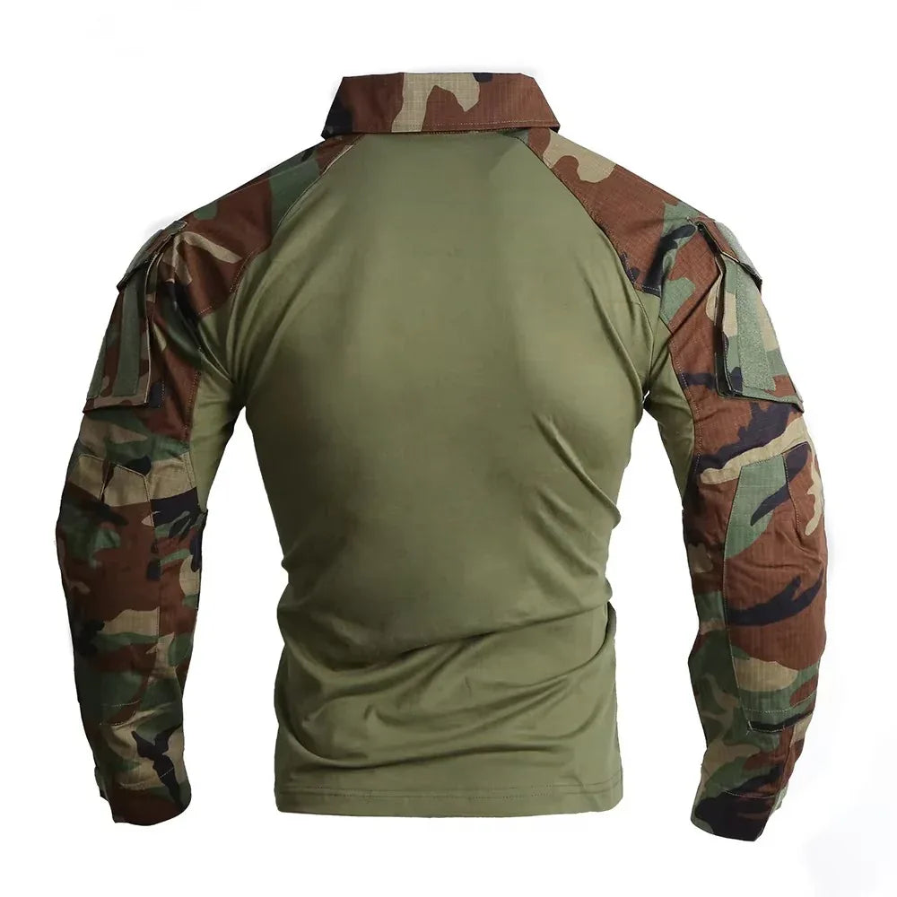 EMERSONGEAR E3 Tactical Mens Shirt Hunting Tops Clothing E3 Camoflage Combat Shirt