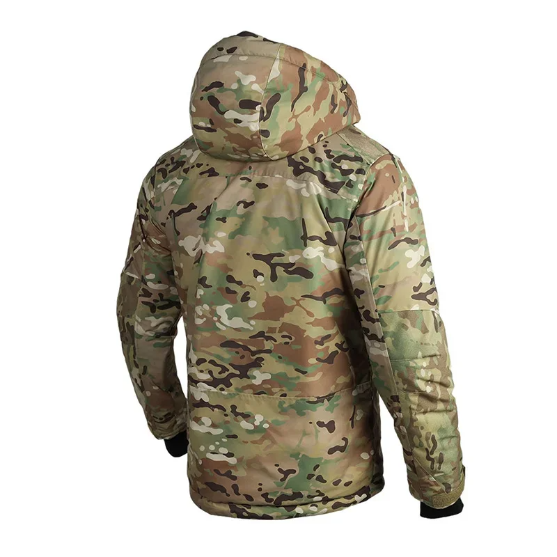 SINAIRSOFT Men's Tactical Jacket Winter Warm Windproof Military Coat