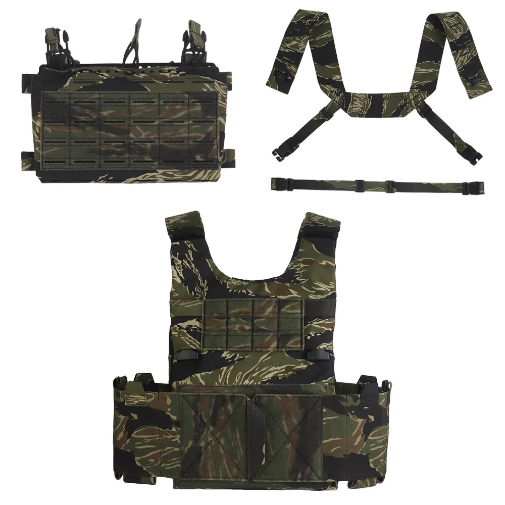 SINAIRSOFT Tactical SS Style LV119 Plate Carrier Set 2in1 Fast Switchable Chest Rig