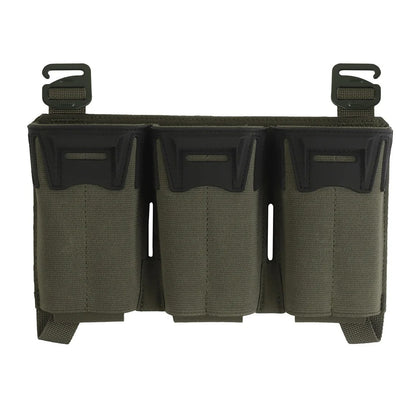 SINAIRSOFT K-Type G Hook Triple Magazine Pouch Panel Back With Hook&Loop Plate
