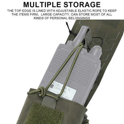 SINAIRSOFT SPUD Tactical Double 5.56 7.62 Mag Pouch Molle Radio Bag Storage Pack