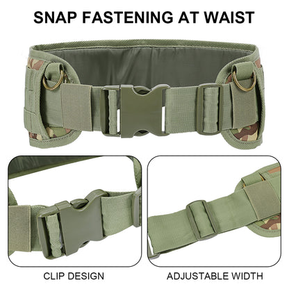 SINAIRSOFT Tactical MOLLE Waist Belt Padded Patrol Combat Battle Outer Soft Belt