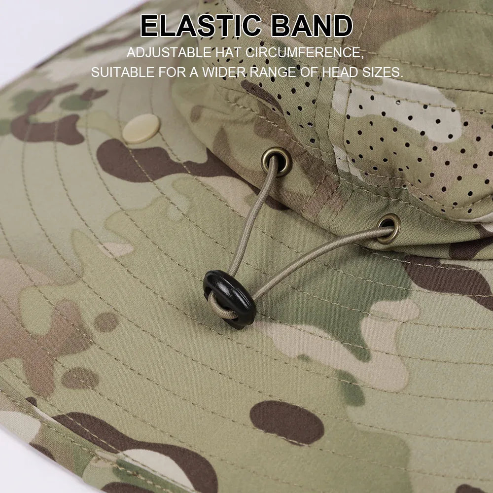 Emersongear® Modular Sun Shield Cap - Detachable Mask & Neck Guard