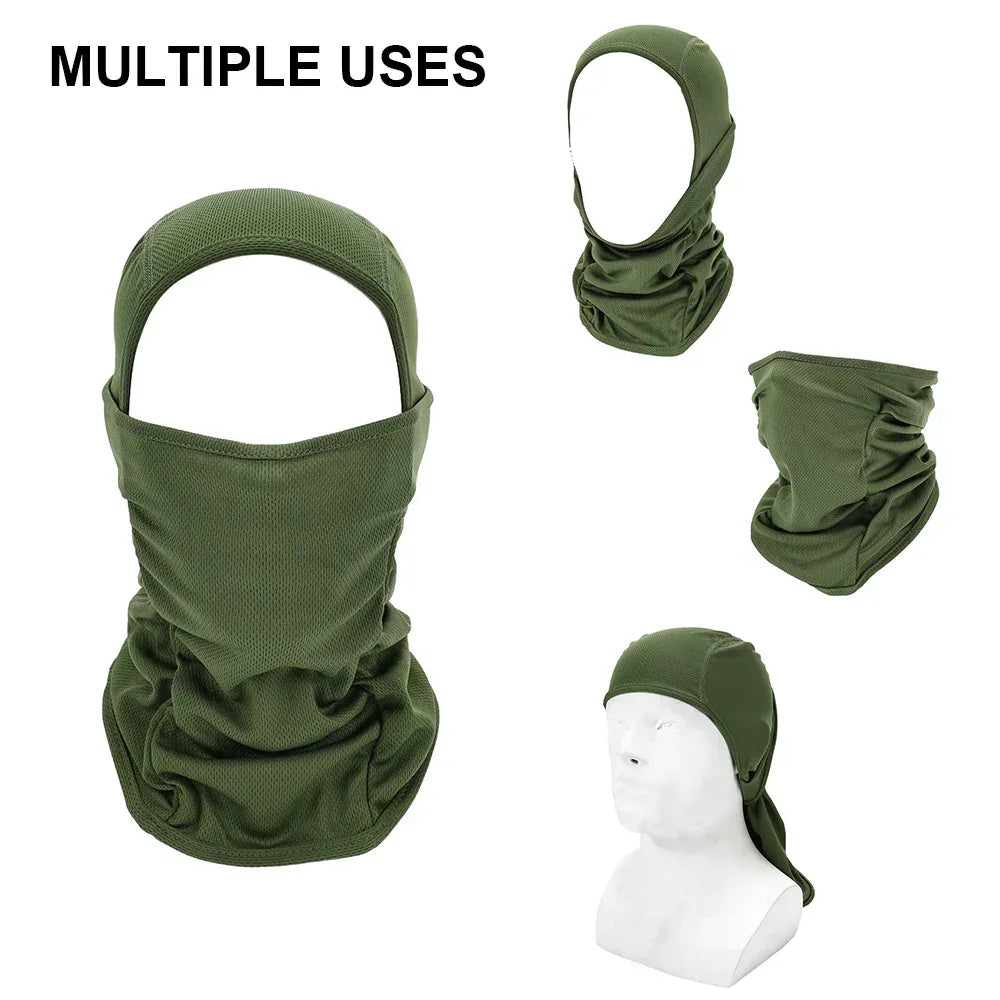 SINAIRSOFT Full Face Quick-dry Tactical Balaclava Breathe Dustproof Hood Hat
