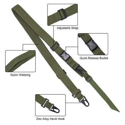 SINAIRSOFT Tactical 3 Point Rifle Sling  Airsoft Paintball Strap