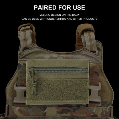 SINAIRSOFT Tactical Micro Flat Zipper Pouch Portable Storage Bag