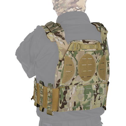 SINAIRSOFT Tactical Vest Adjustable CS Plate Carried Vest Quick Release laser cut