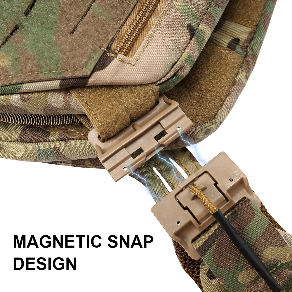 SINAIRSOFT Tactical Vest Magnetic Quick Release Light Weight JPC OCP