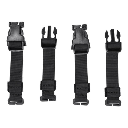 SINAIRSOFT Tactical Chest Rig Vest Adapter Kit Set MOLLE Strap 1” Buckle Clips