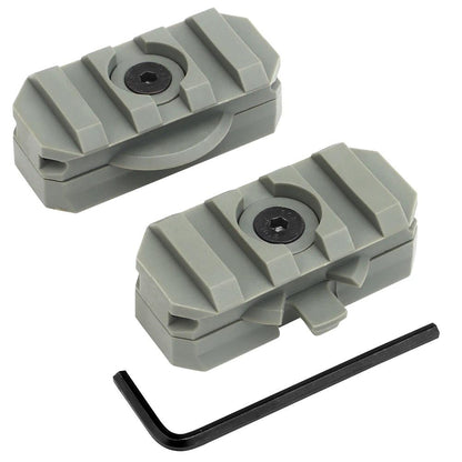 SINAIRSOFT Tactical Helmet Side Rail Flashlight Mount Adapter 360 Degree Rotat