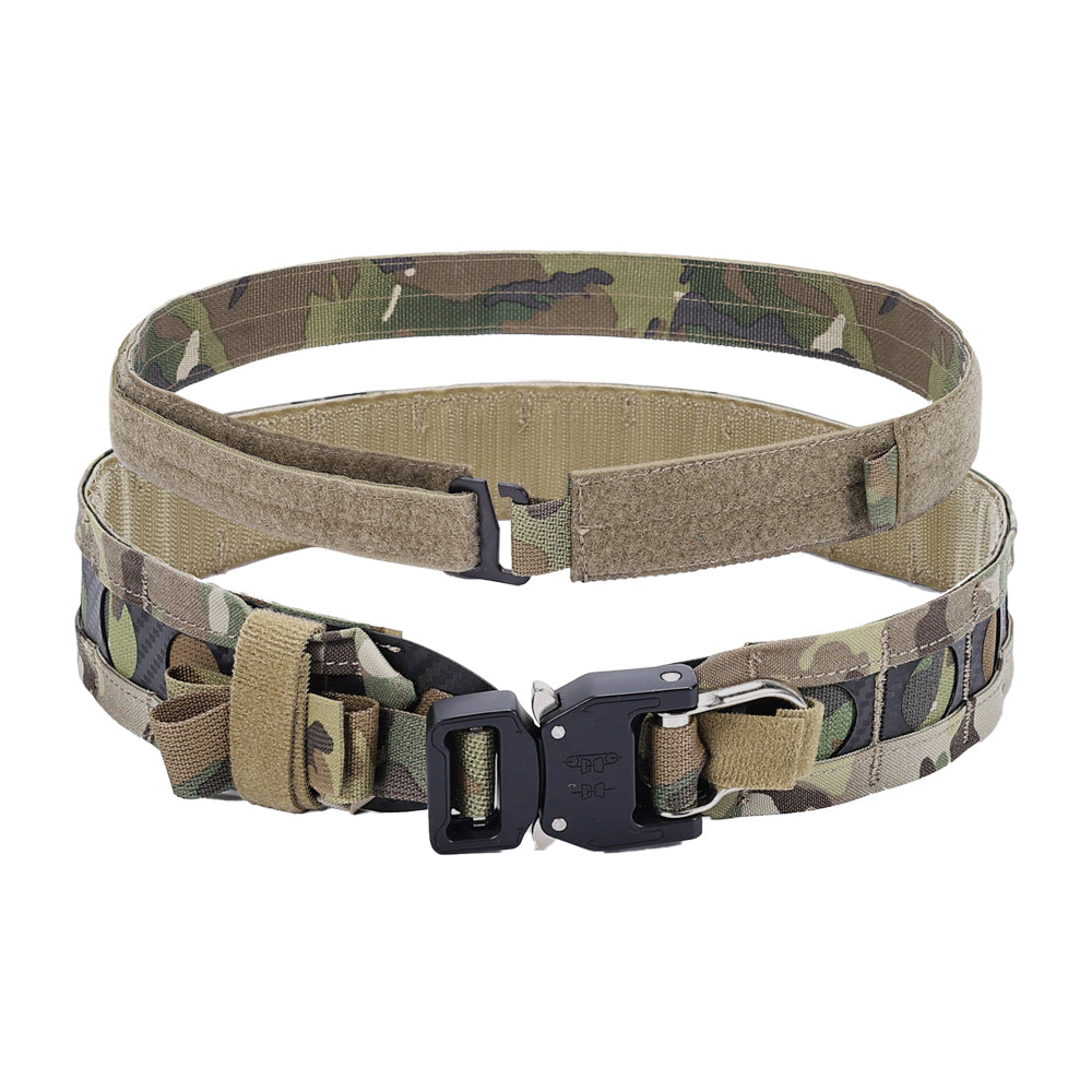 SINAIRSOFT Tactical Bison Belt MOLLE Quick Release D-Ring Buckle Belt