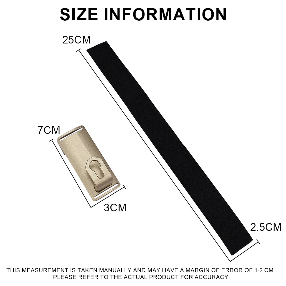 SINAIRSOFT Tactical Sling Fixed Anchor Hook Vest Shoulder Mount Molle Chest Rig Clip