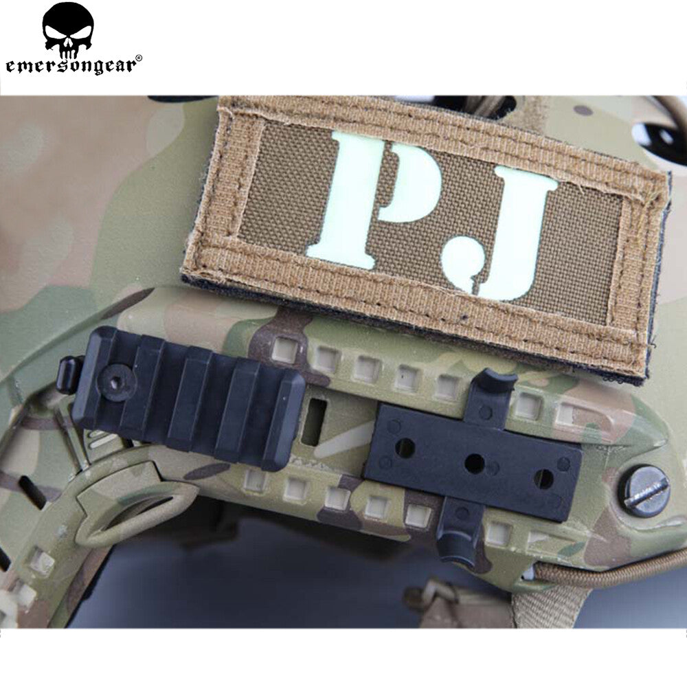 طقم تركيب خوذة تكتيكية بلاستيكي محول سكة Wing-Loc وقاعدة سكة Picatinny لخوذة FAST ورفوف Airsoft