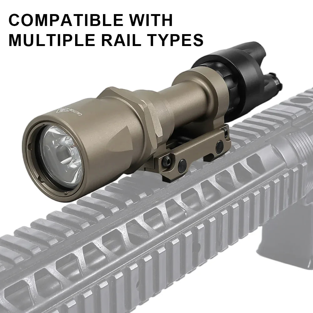 SINAIRSOFT M951 مصباح هوائي تكتيكي LED 280 لومن كشاف سلاح بندقية مصباح يدوي مثبت على سكة حديد