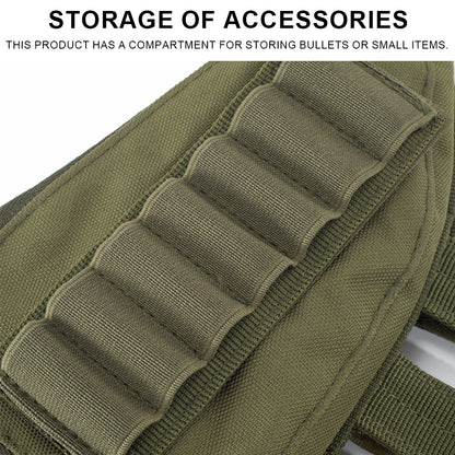 SINAIRSOFT Tactical Hunting Rifle Shotgun Buttstock Cheek Rest Ammo Shell Mag Pouch