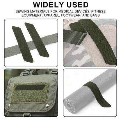 SINAIRSOFT Tactical Hook & Loop Fastener Straps 4-Piece Set Heavy Duty Reusable Straps