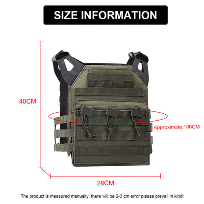 SINAIRSOFT Tactical JPC Vest Molle Plate Carrier Paintball Airsoft